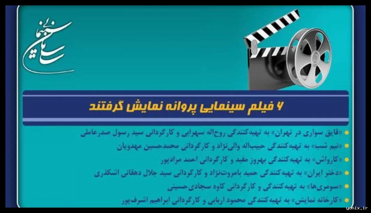 شورای پروانه نمایش ۶ فیلم سینمایی را تأیید کرد